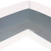 Gewebedichtband Innenecke 90°, hellgrau